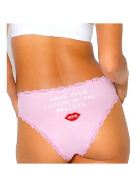 Pink Grab Your Future by The Ballots Panties Underwear NWT